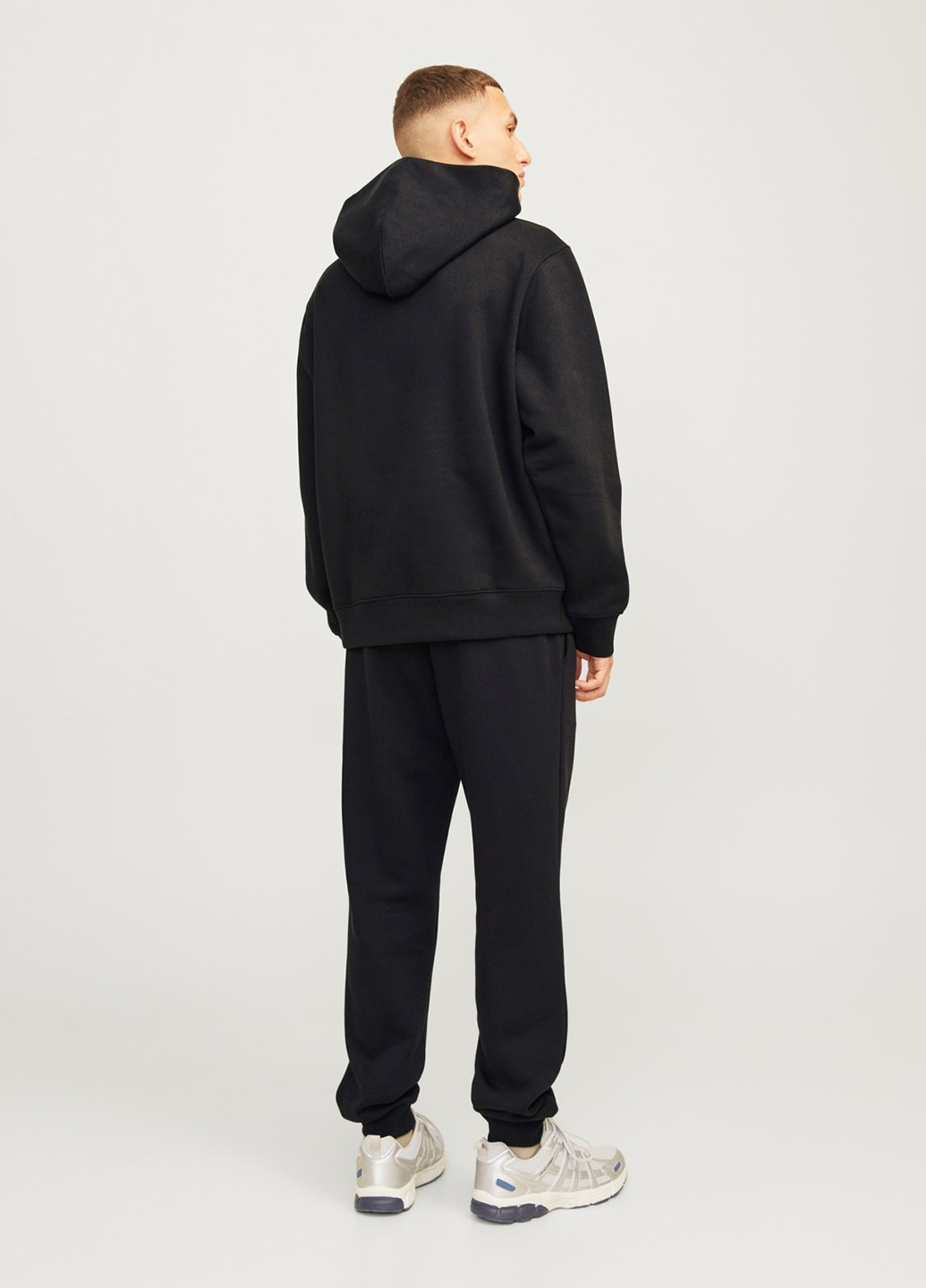 Черные спортивные, кэжуал демисезонные джоггеры брюки Jack & Jones