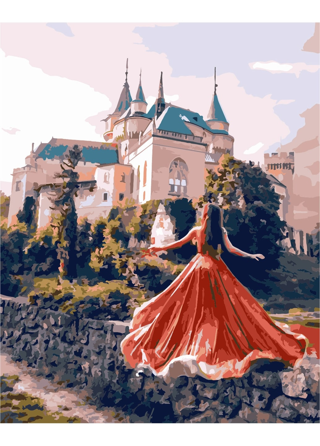 Картина за номерами "Дім для принцес" 40х50 см ArtStory (250449051)