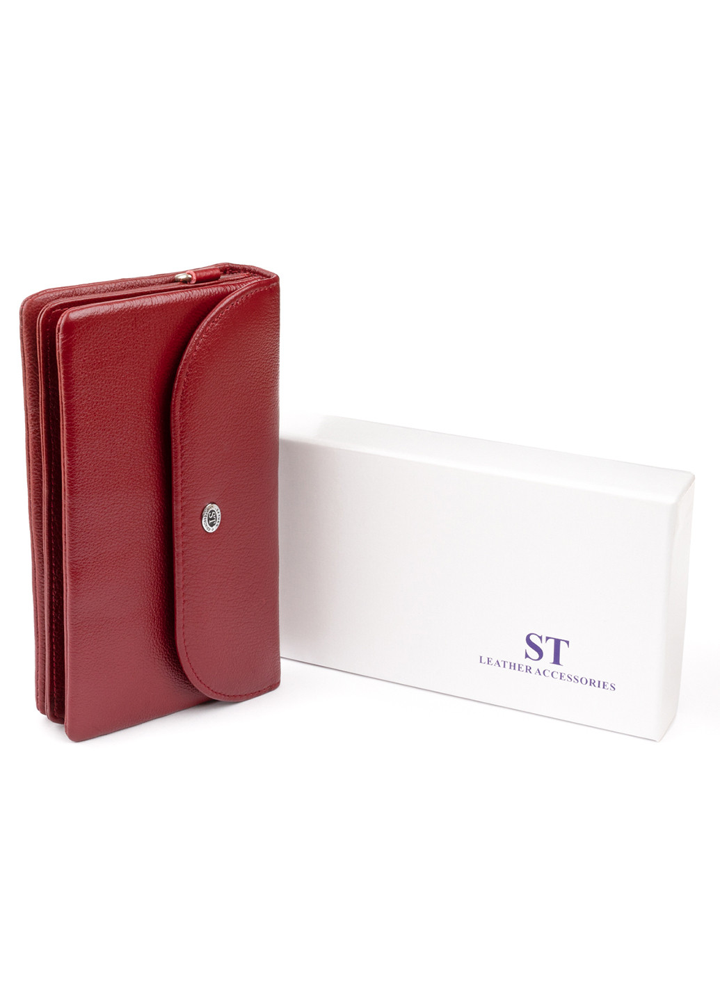 Женский кожаный кошелек-клатч 19х9,5х2,5 см st leather (252130332)
