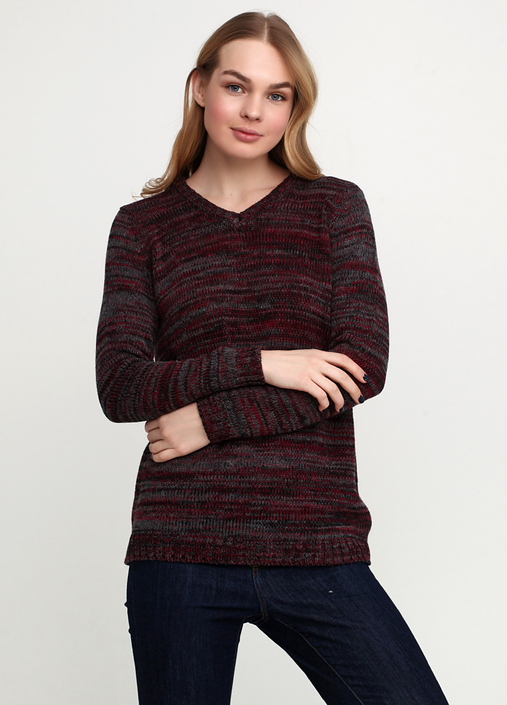 Бордовий демісезонний пуловер пуловер Long Island