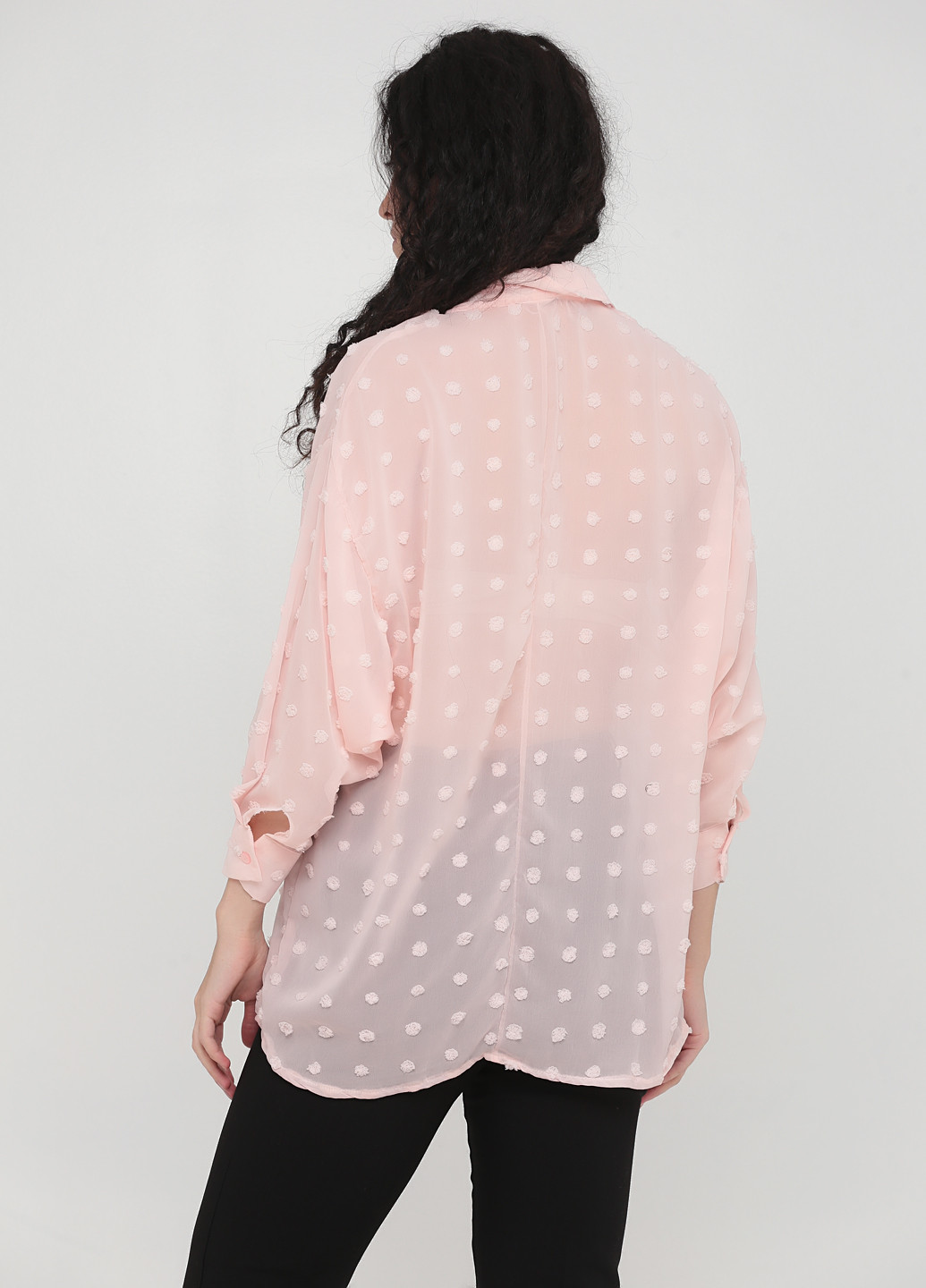 Розовая летняя блуза Mami Style