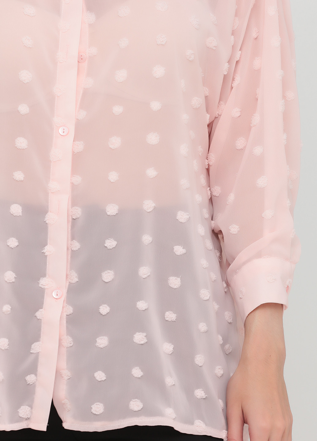 Розовая летняя блуза Mami Style