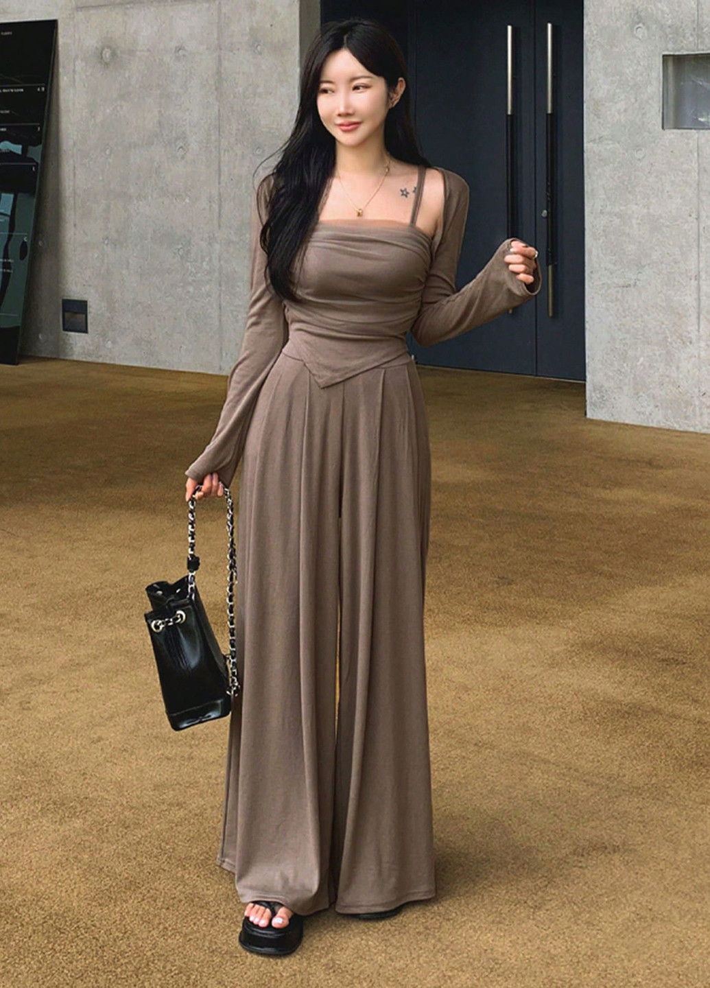 Костюм (болеро, майка, брюки) SHEIN (366071424)