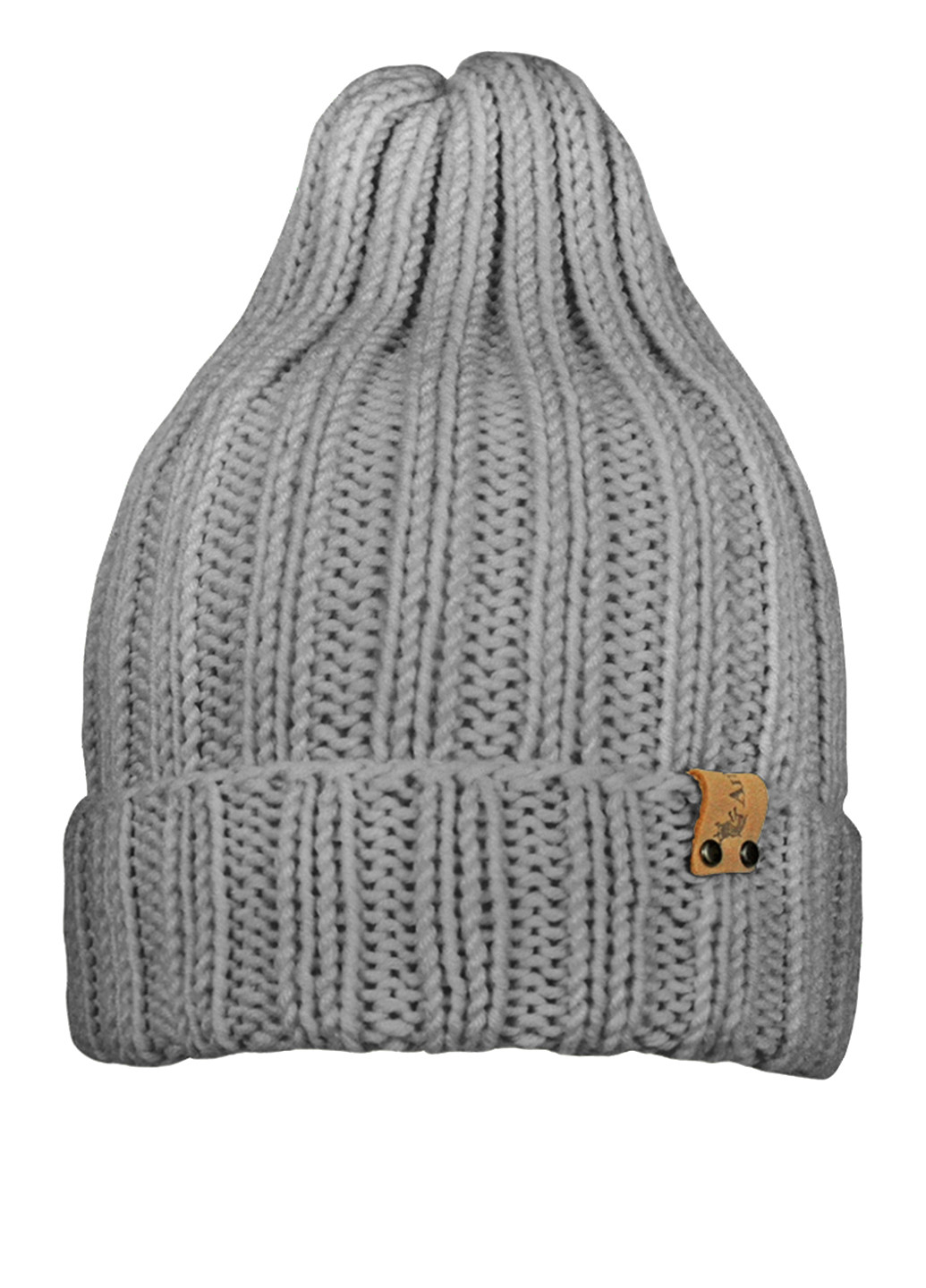 Сірий зимній комплект (шапка, шарф-снуд) Anmerino