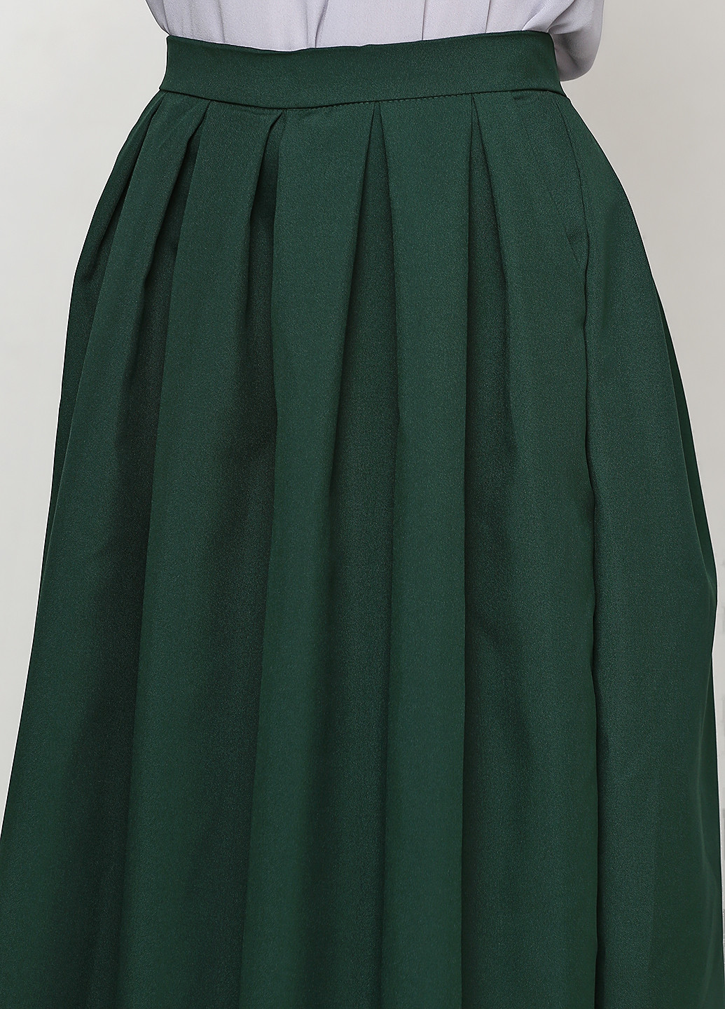 Темно-зеленая кэжуал юбка Podium
