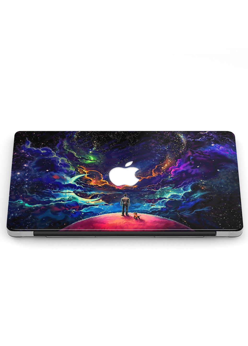 Чехол пластиковый для Apple MacBook 12 A1534 / A1931 Мужчина и пес во Вселенной (3365-2553) MobiPrint (218858102)