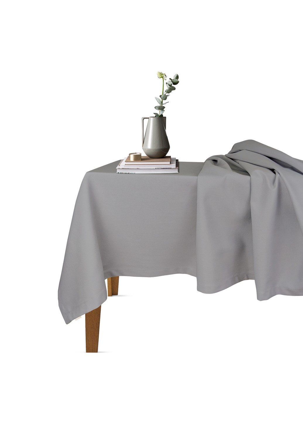 Столовий набір для сервірування столу скатертина GreyDark 140х180 і серветки тканинні Brick 35х35 - 4 шт (4822052073926) Cosas (252506557)