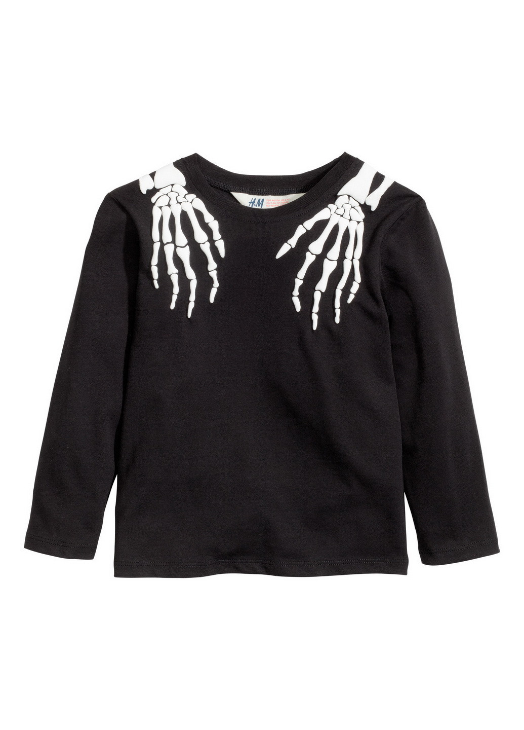 Черный демисезонный кэжуал лонгслив H&M