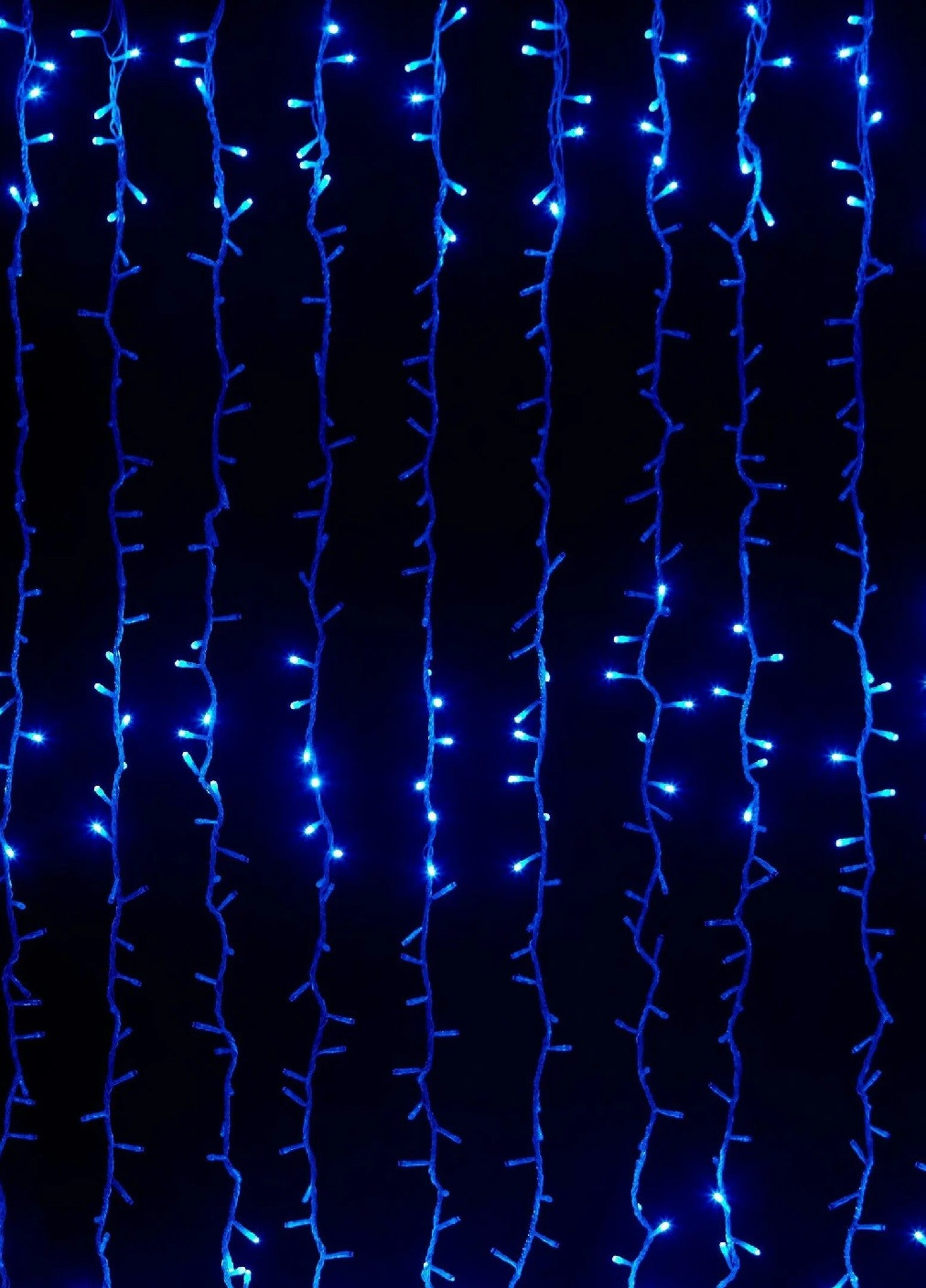 Новорічна святкова світлодіодна гірлянда водоспад 500 Led 3х2 м (473551-Prob) Синя Unbranded (255243146)