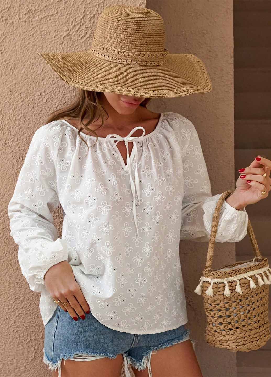 Біла блуза SHEIN