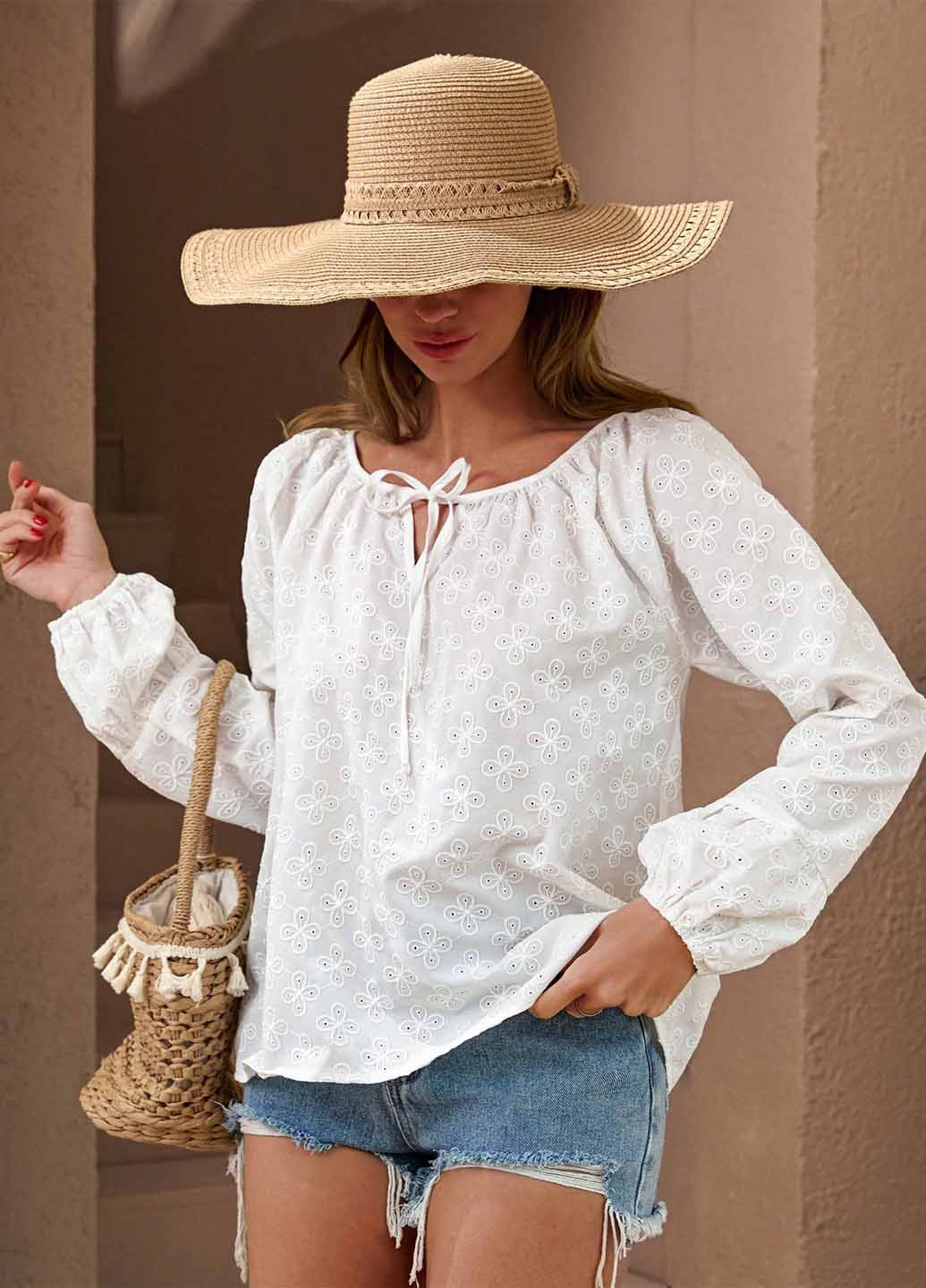 Біла блуза SHEIN