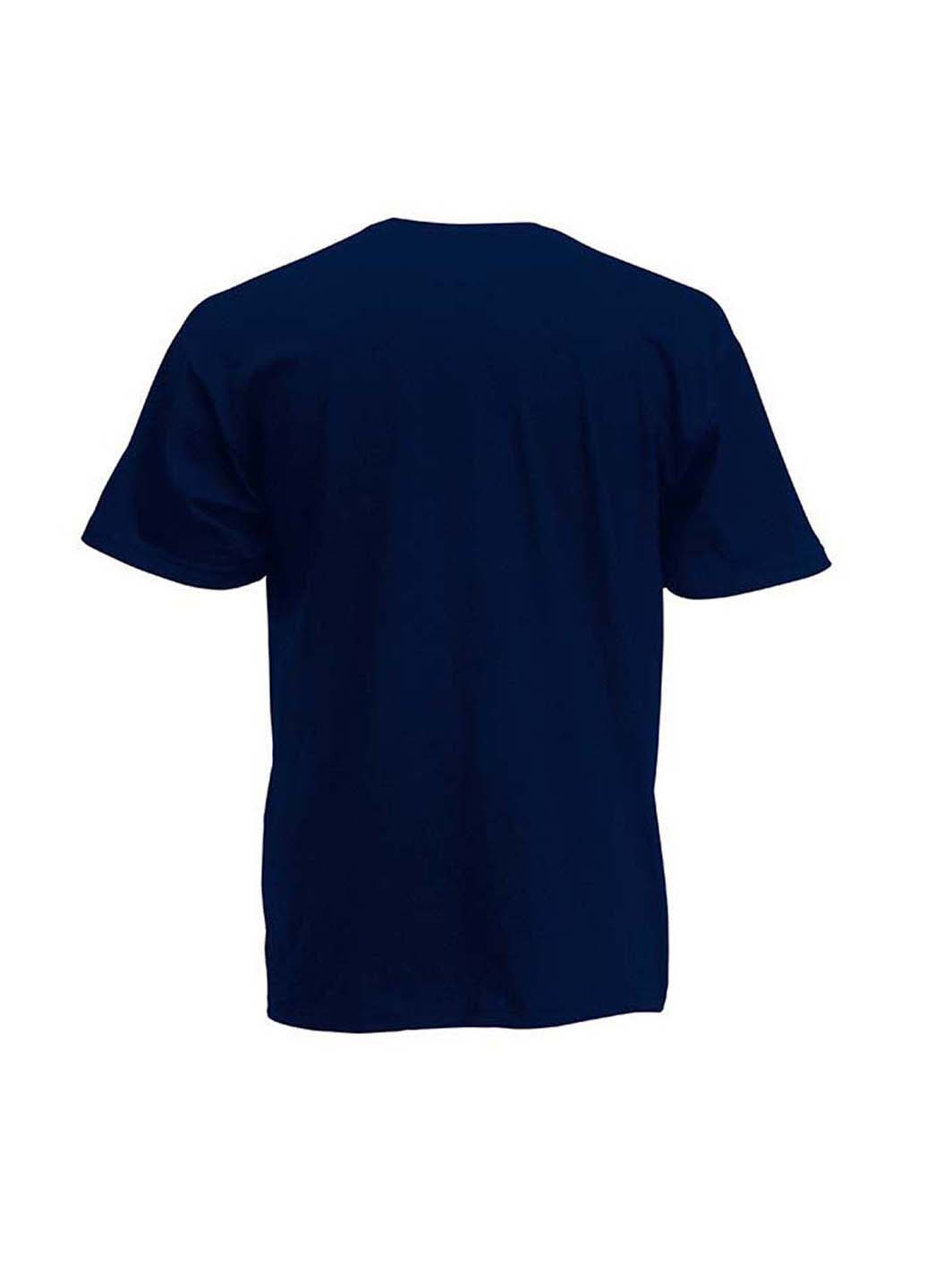 Темно-синяя демисезонная футболка Fruit of the Loom D0610330AZ152
