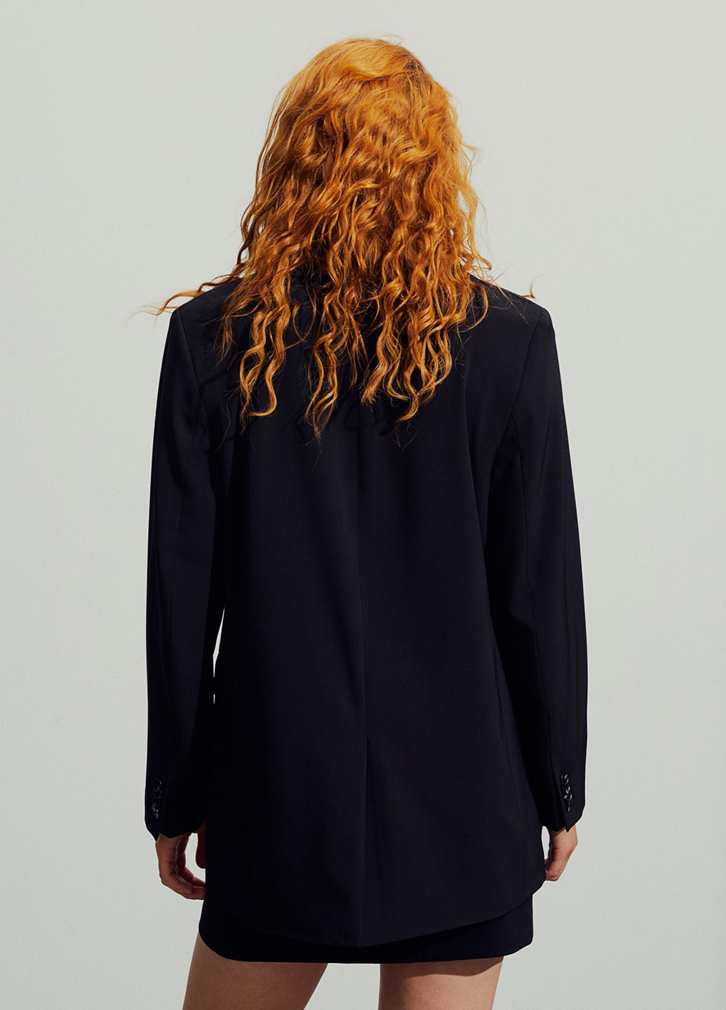 Черный женский жакет H&M однотонный - демисезонный