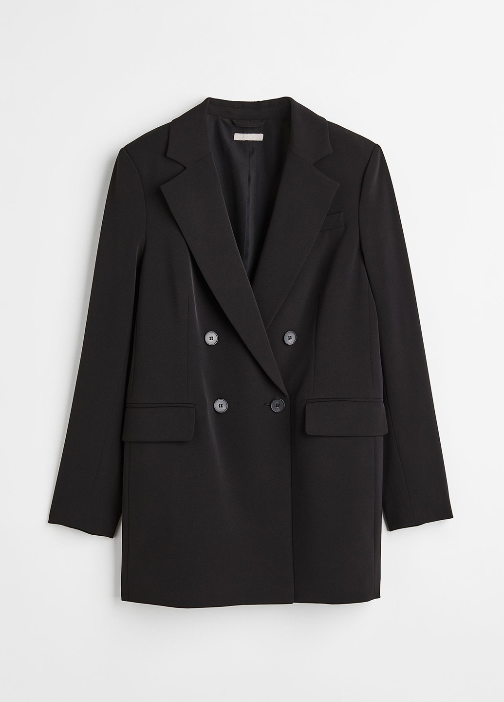 Черный женский жакет H&M однотонный - демисезонный