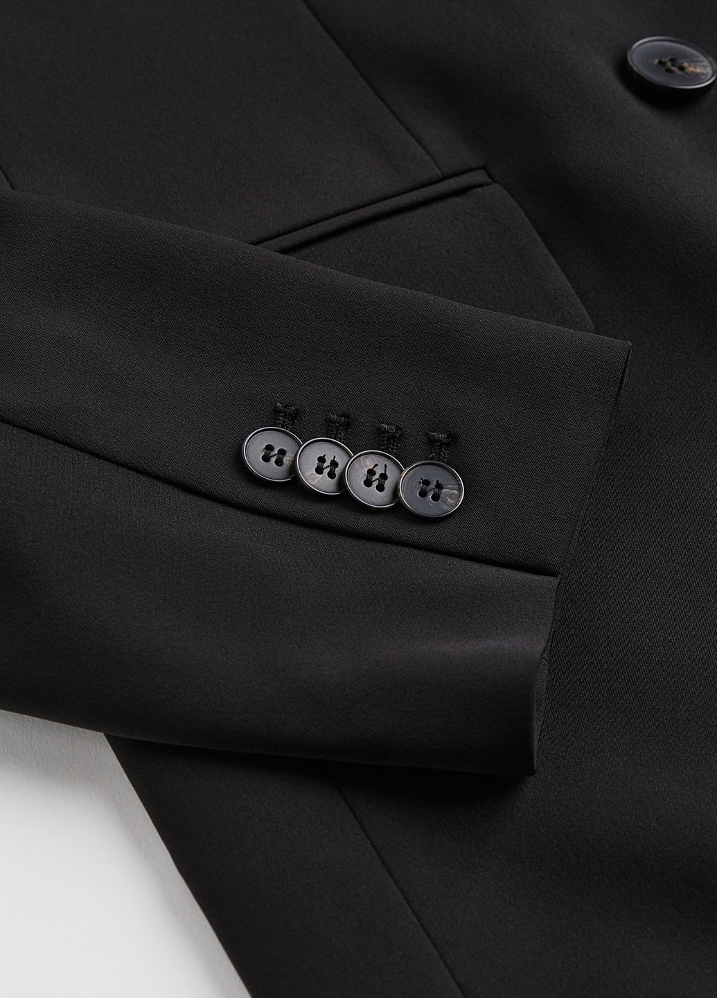 Черный женский жакет H&M однотонный - демисезонный