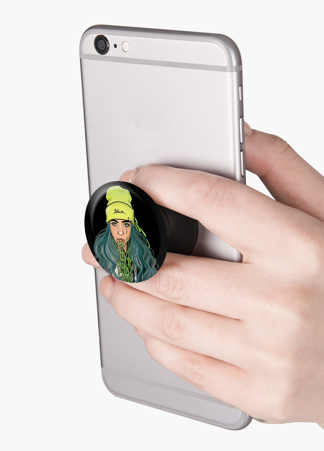 Попсокет (Popsockets) держатель для смартфона Билли Айлиш (Billie Eilish)  (8754-2676) Черный MobiPrint (221548589) ‣ Цена 176 грн ‣ Купить в  интернет-магазине Каста ‣ Киев, Одесса, Харьков ‣ Доставка по всей  Украине!(#221548589)