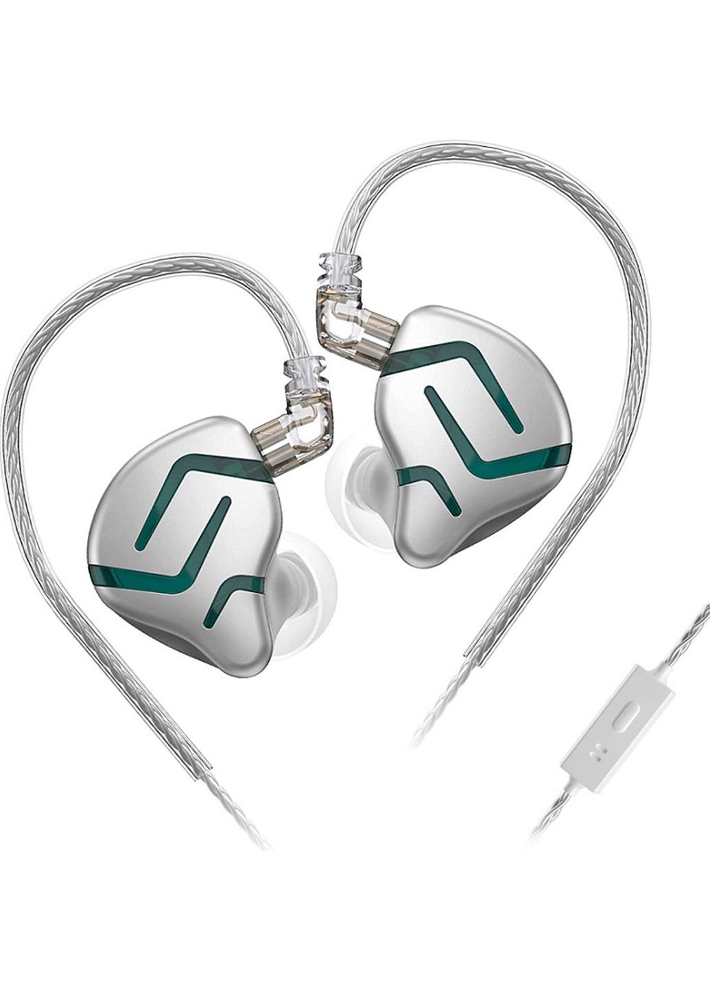 Вакуумні навушники ZES з гібридними випромінювачами KZ (253114922)