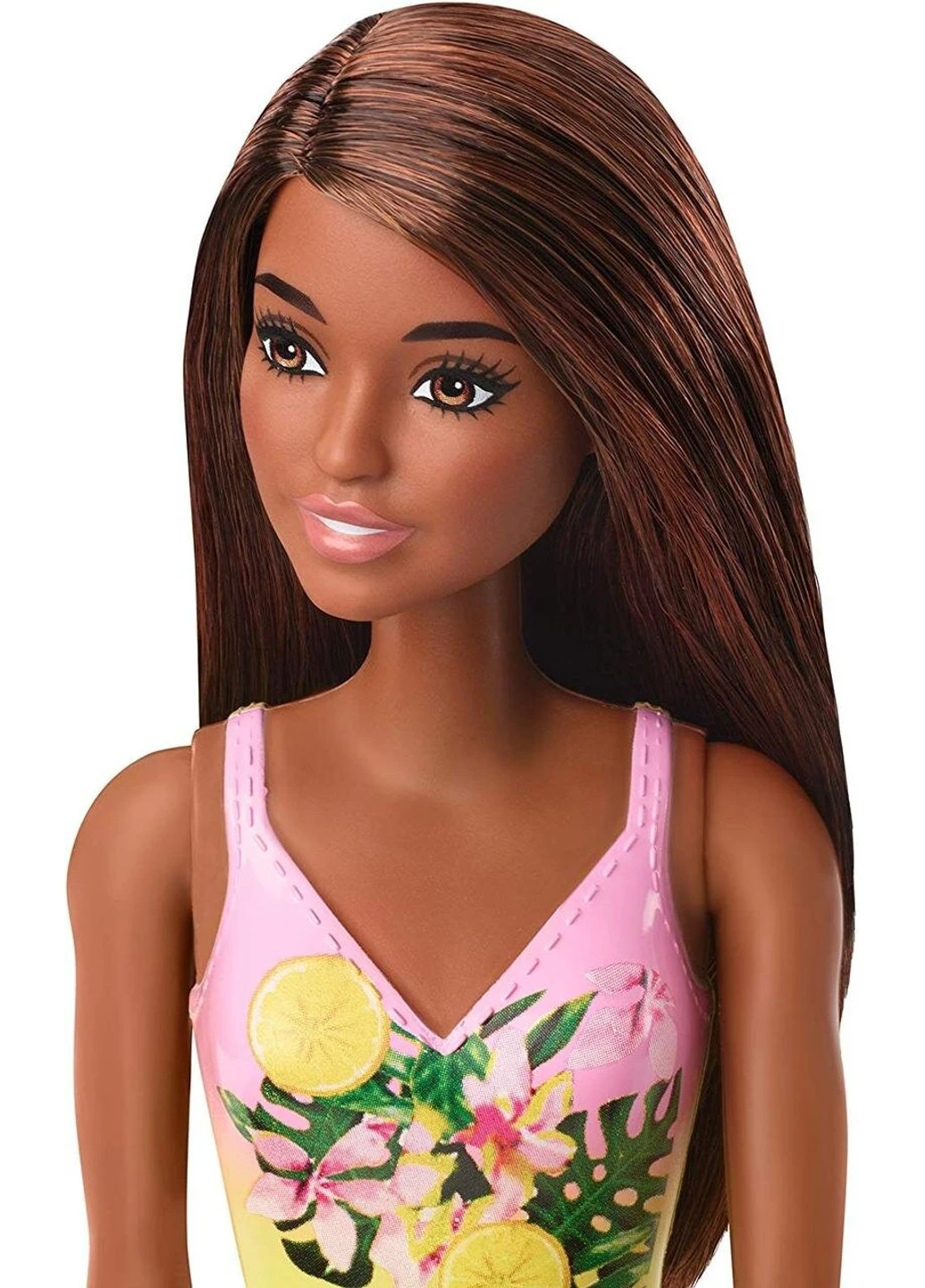 Кукла Barbie Doll Brunette Wearing Swimsuit Барби брюнетка в купальнике (GHW39) Mattel (255665127)