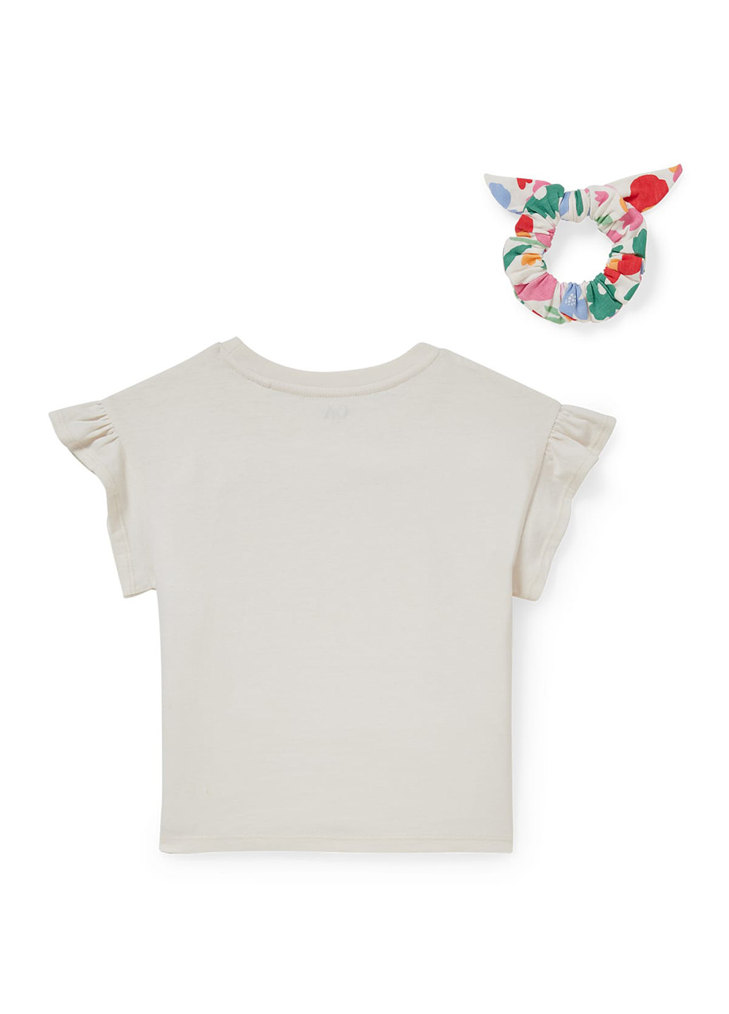 Молочный летний комплект (футболка, резинка) C&A