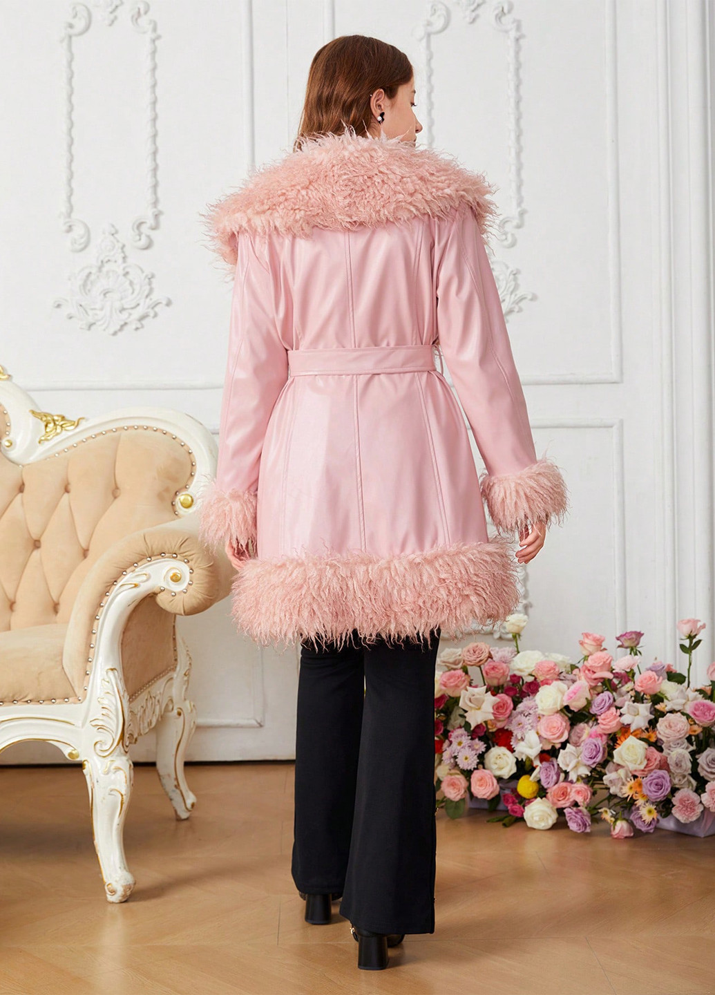 Розовая демисезонная куртка SHEIN