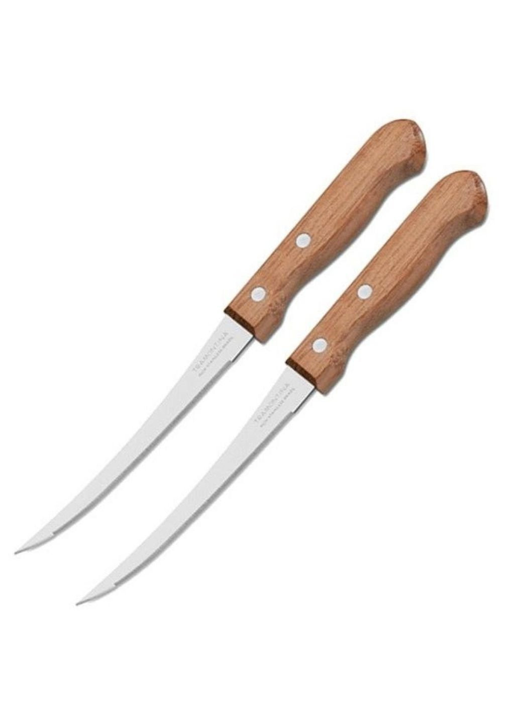 Набор ножей Dynamic для томатов 2шт 125 мм (22327/205) Tramontina коричневые,