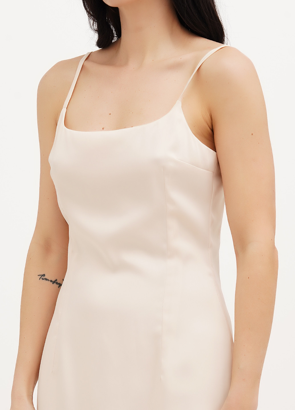 Молочна коктейльна, кежуал сукня сукня-комбінація Vicolo однотонна