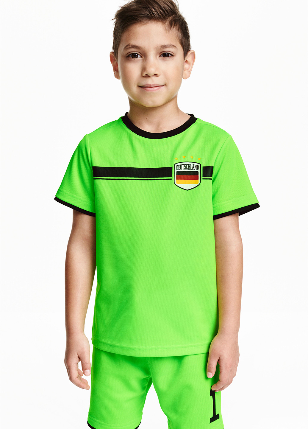 Салатова літня футболка H&M