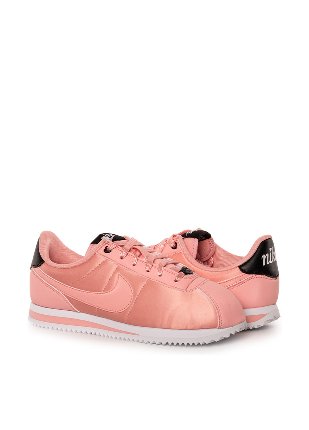 Розовые демисезонные кроссовки Nike CORTEZ BASIC TXT VDAY (GS)