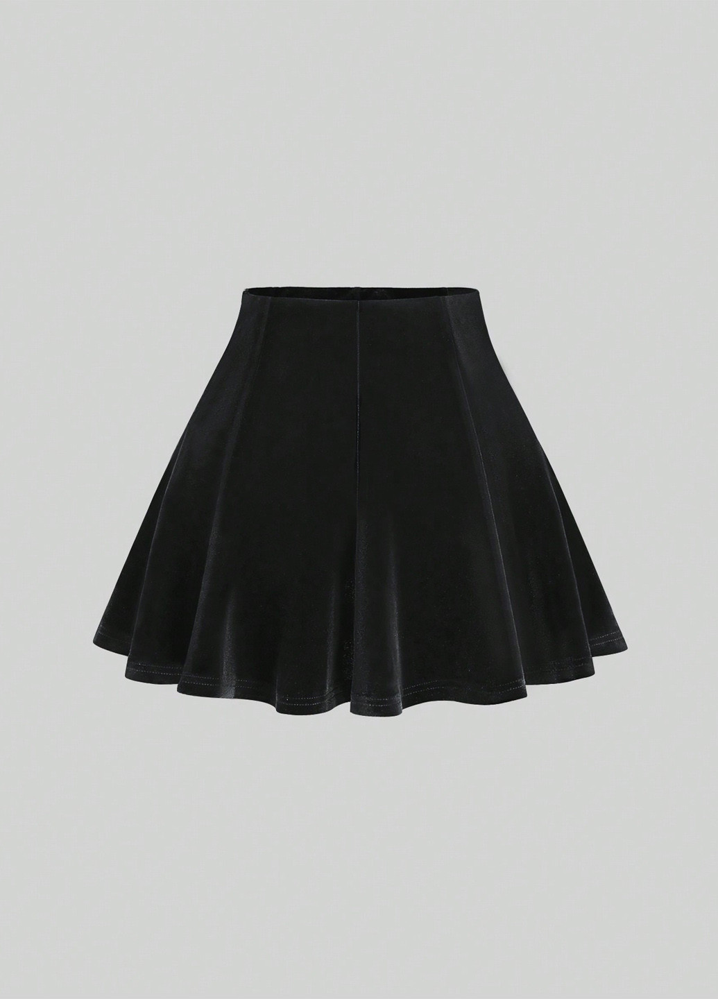 Разноцветная кэжуал с анималистичным узором юбка (2шт.) SHEIN клешированная