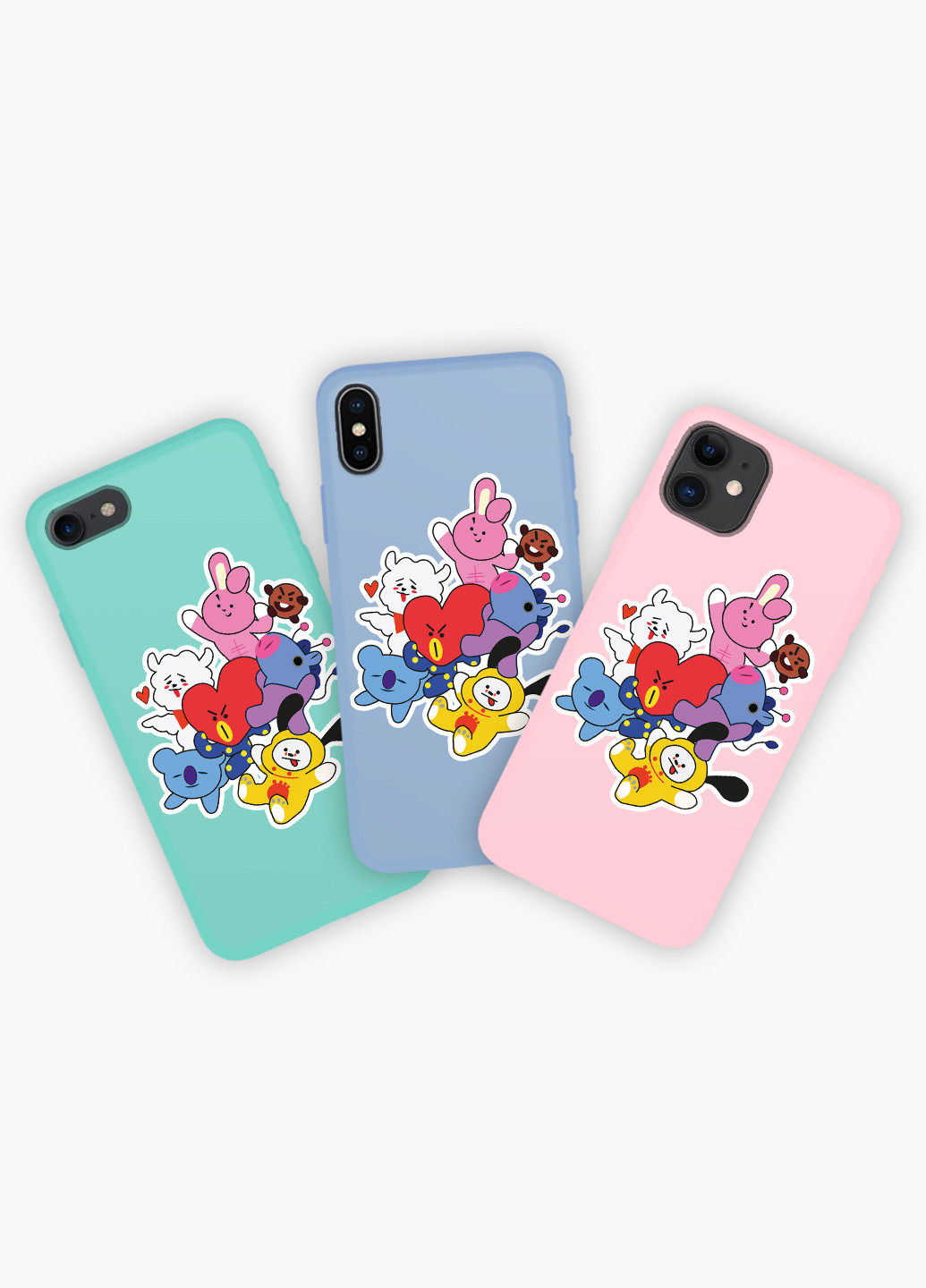 Чохол силіконовий Apple Iphone Xs БТС (BTS) (8938-1166) MobiPrint (219347408)