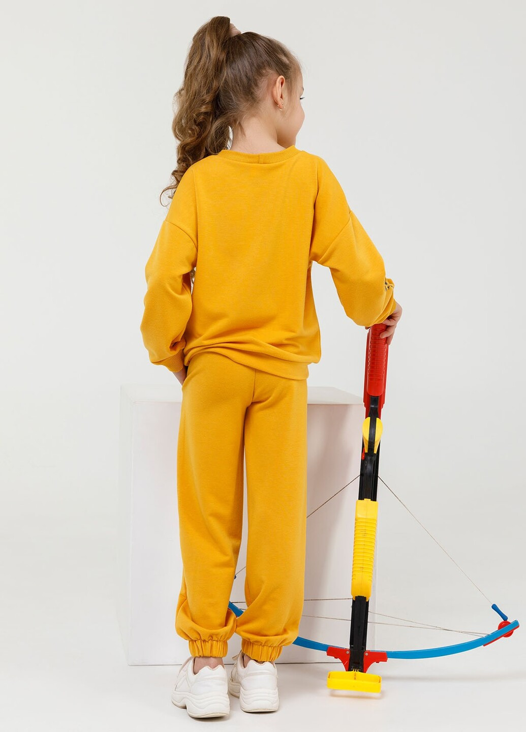 Горчичный демисезонный детские спортивные костюмы ISSA PLUS