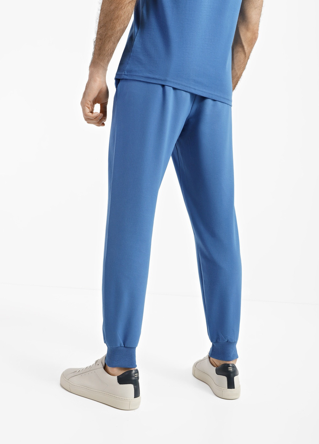 Синие спортивные демисезонные джоггеры брюки Роза