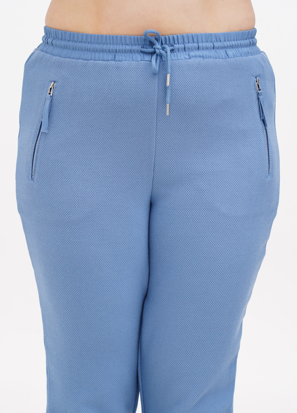 Темно-голубые кэжуал демисезонные прямые брюки S.Oliver
