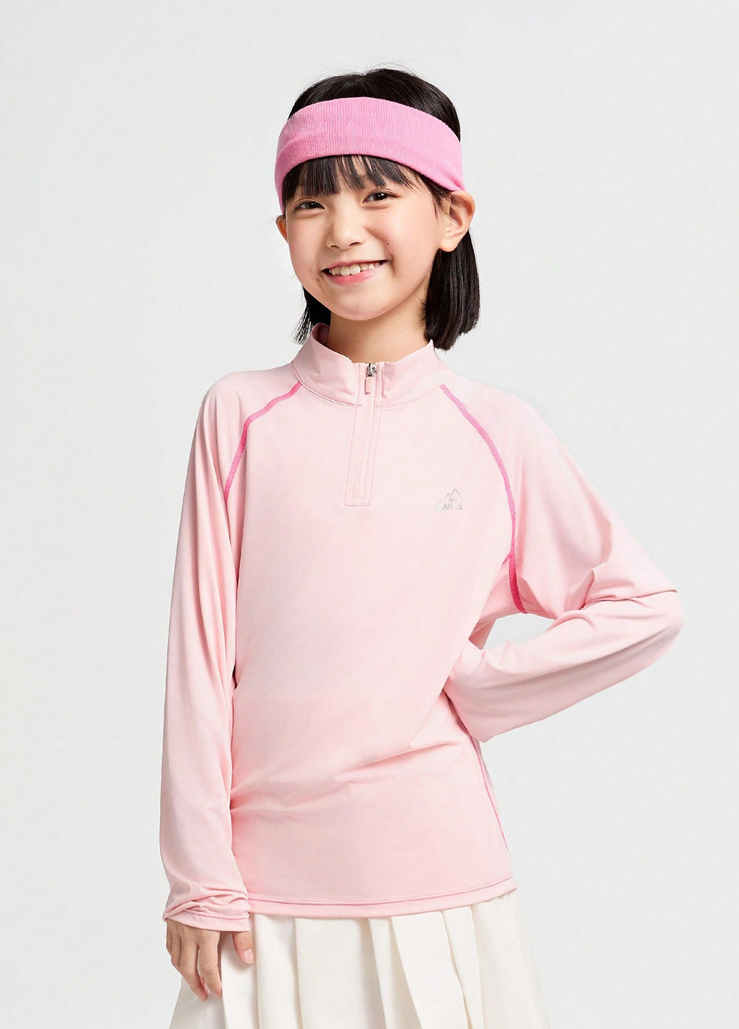 Розовый демисезонный спортивный, кэжуал лонгслив SHEIN однотонный