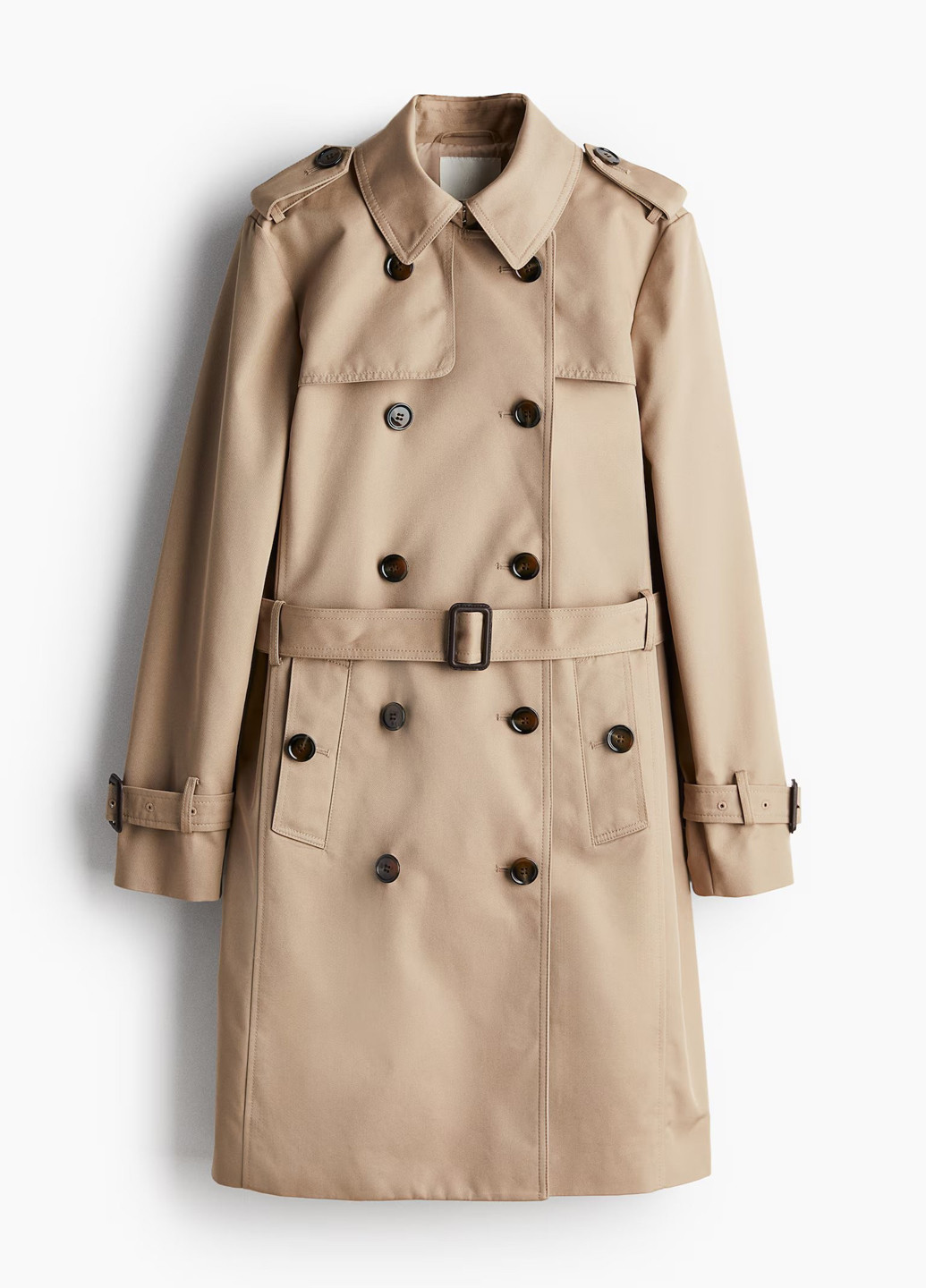 Плащ H&M тренчкот на пуговицах демисезон (368714922)