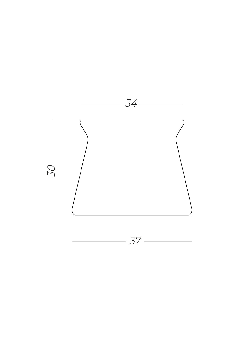 Захисні накладки для ніжок меблів квадратні силіконові, 3х3,7 см MVM (250019534)