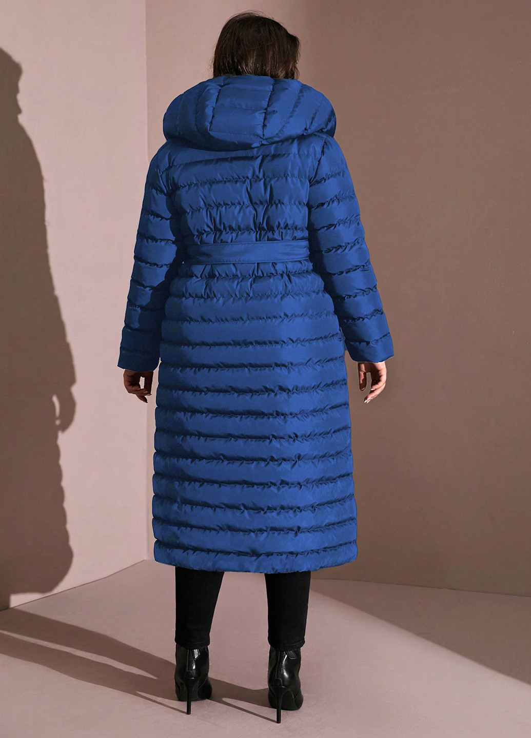 Темно-синя зимня куртка SHEIN