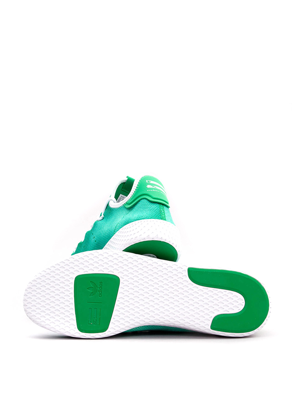Зеленые всесезонные кроссовки Adidas x Pharrell Williams
