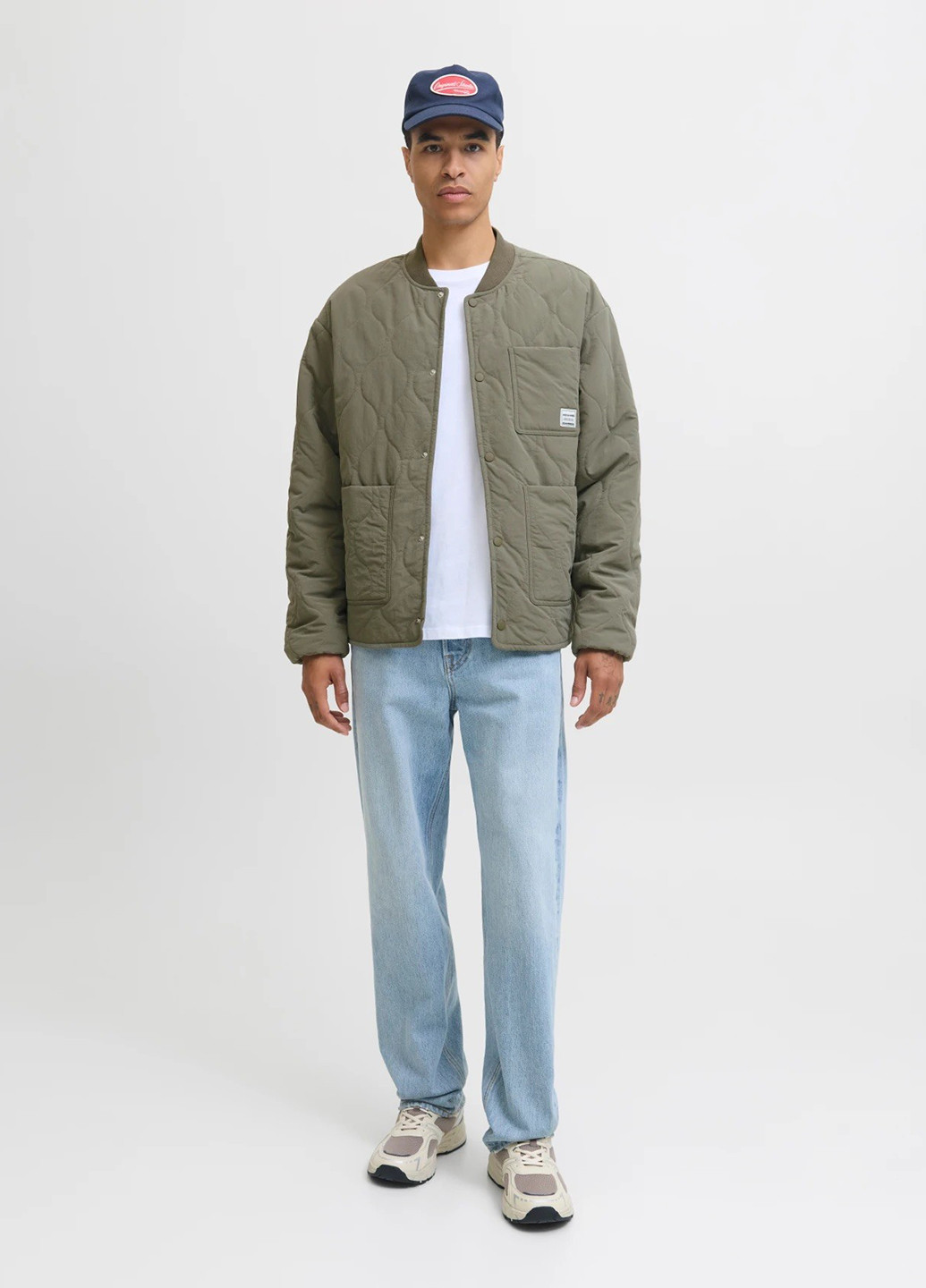 Бомбер Jack & Jones на кнопках (362876174)