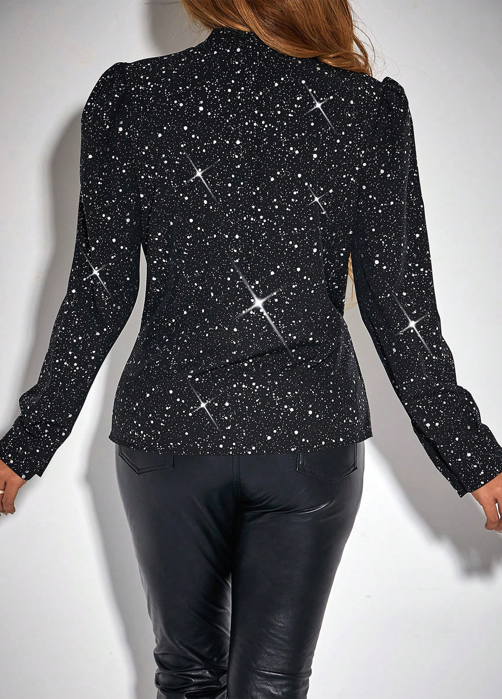 Чорна блуза SHEIN