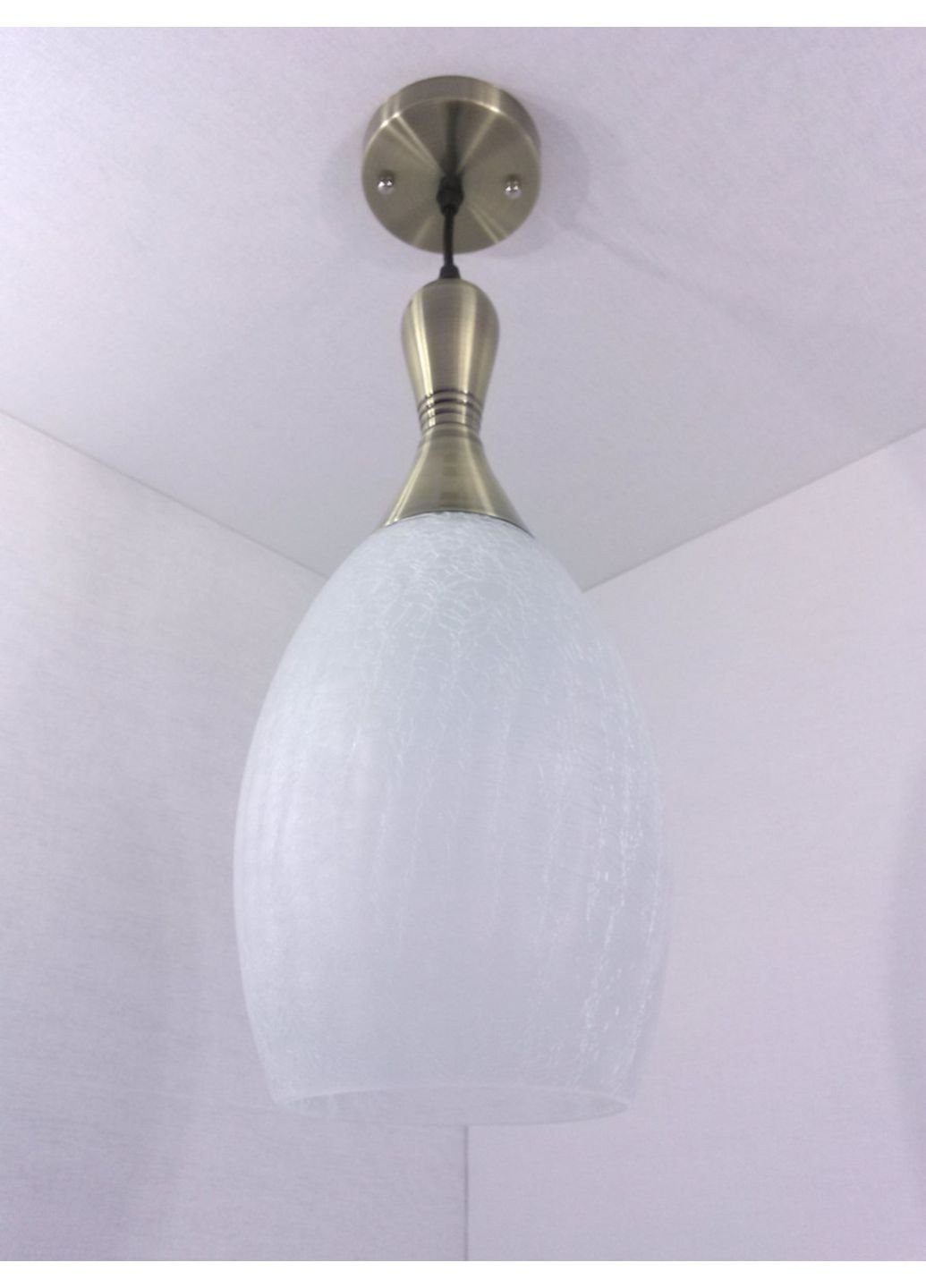 Люстра потолочная подвесная на 1 лампочку 11298/1 Бронза 44х15х15 см. Sunnysky (253630985)