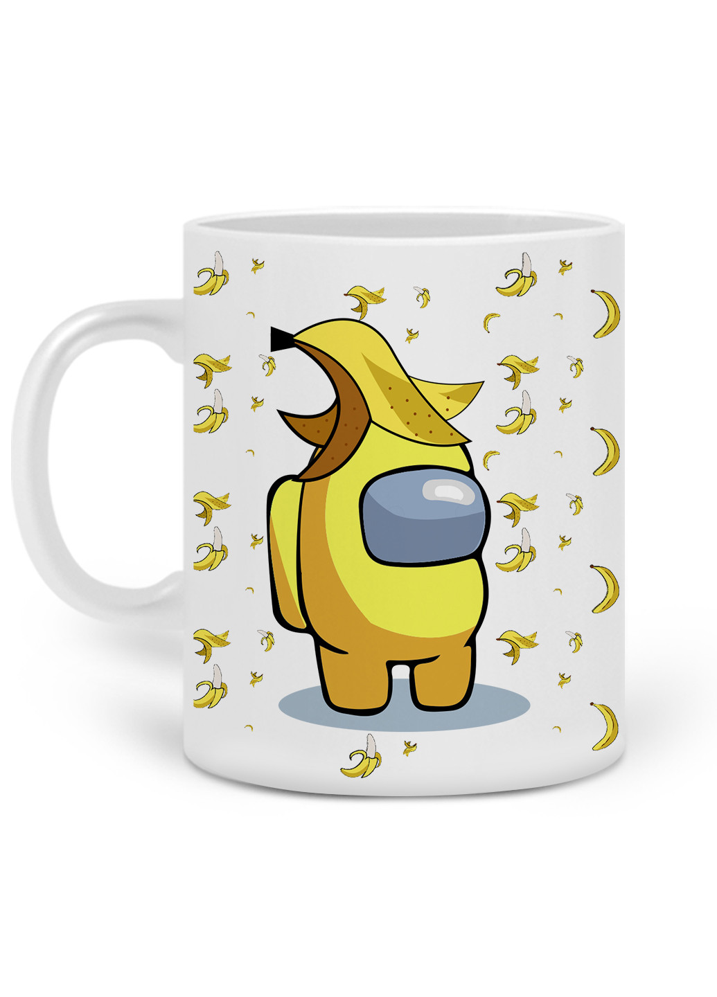 Кружка Амонг Ас Жовтий (Among Us Yellow) 330 мл горнятко керамічне (20259-2416) MobiPrint (219774676)