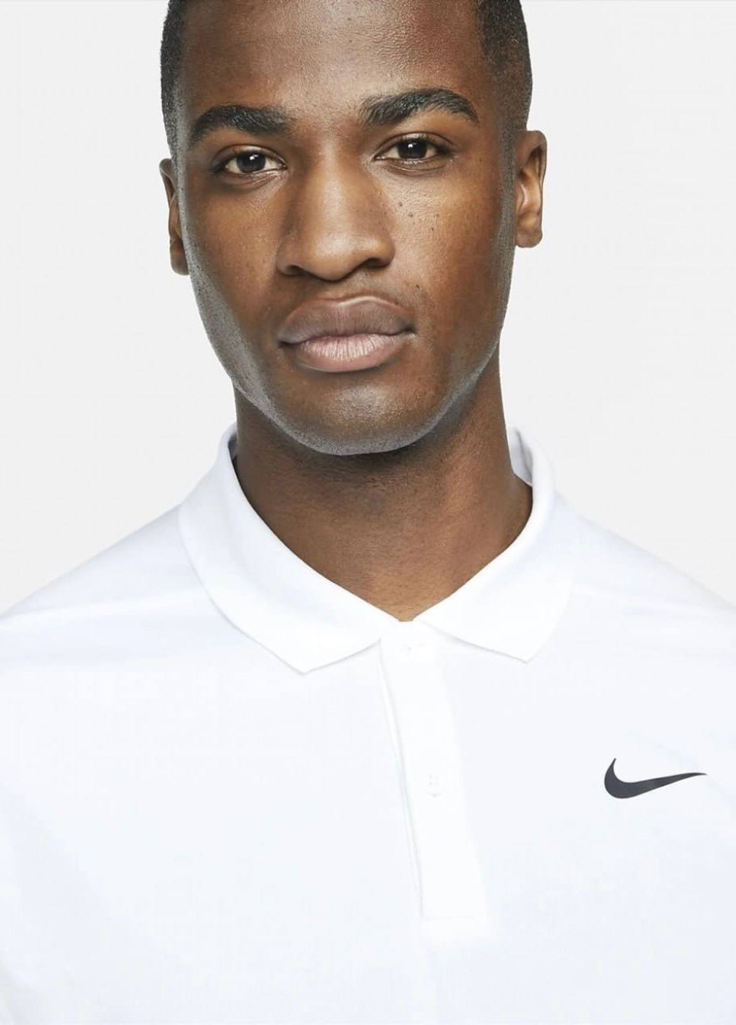 Белая футболка-поло для мужчин Nike с логотипом
