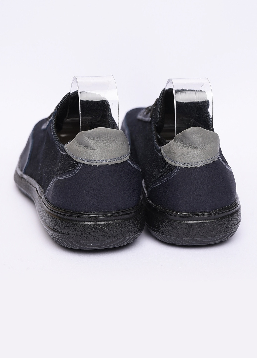 Темно-синие классические туфли Let's Shop на шнурках
