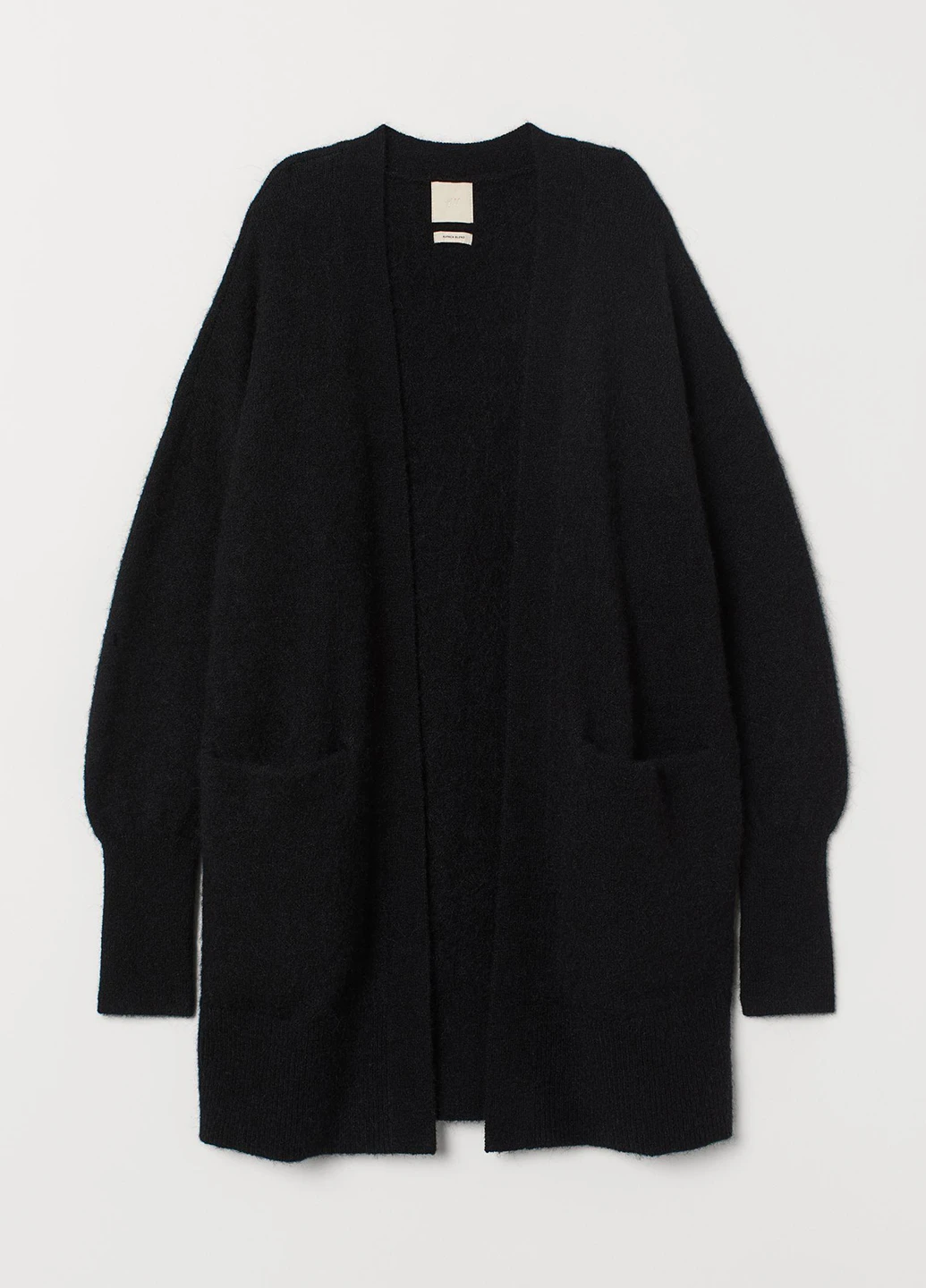 Черный демисезонный кардиган H&M