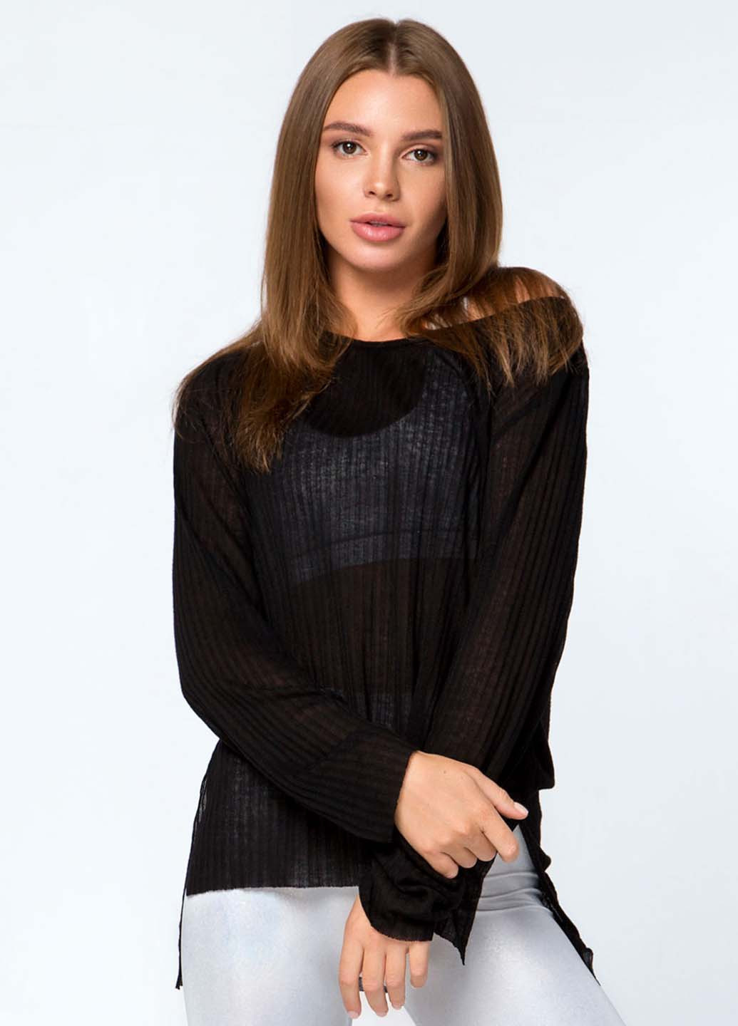 Чорний літній светр джемпер DF.Original