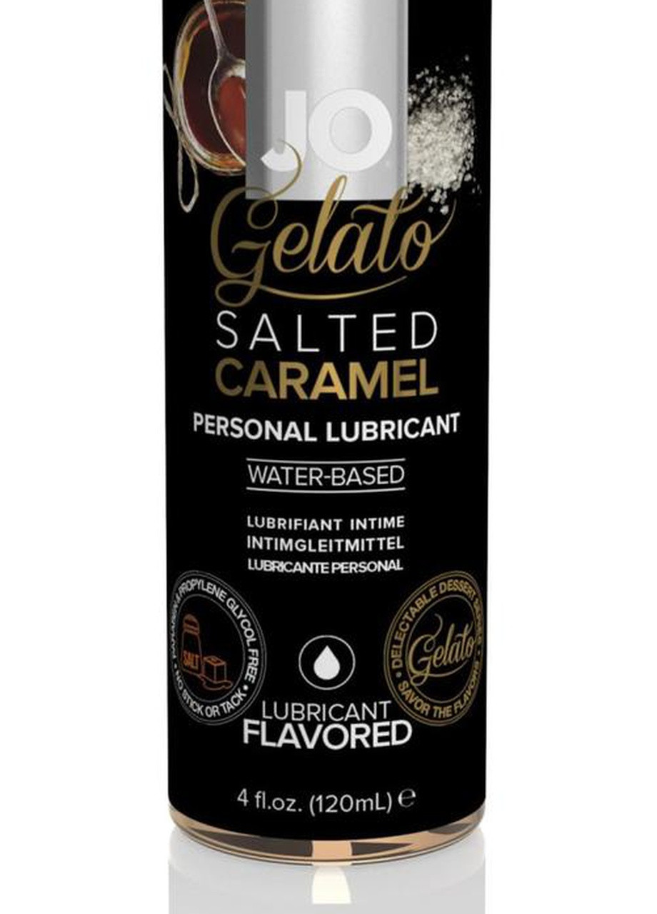 Лубрикант на водной основе со вкусом соленой карамели GELATO SALTED CARAMEL 120 мл (SO1668) System JO (253573578)