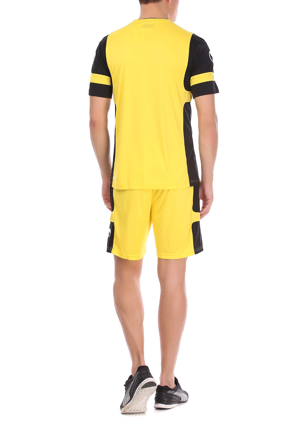 Жовтий демісезонний футбольная форма з коротким рукавом Uhlsport