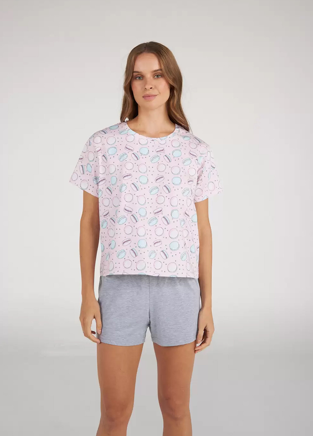 Комбінована всесезон піжама (футболка, шорти) футболка + шорти Ellen