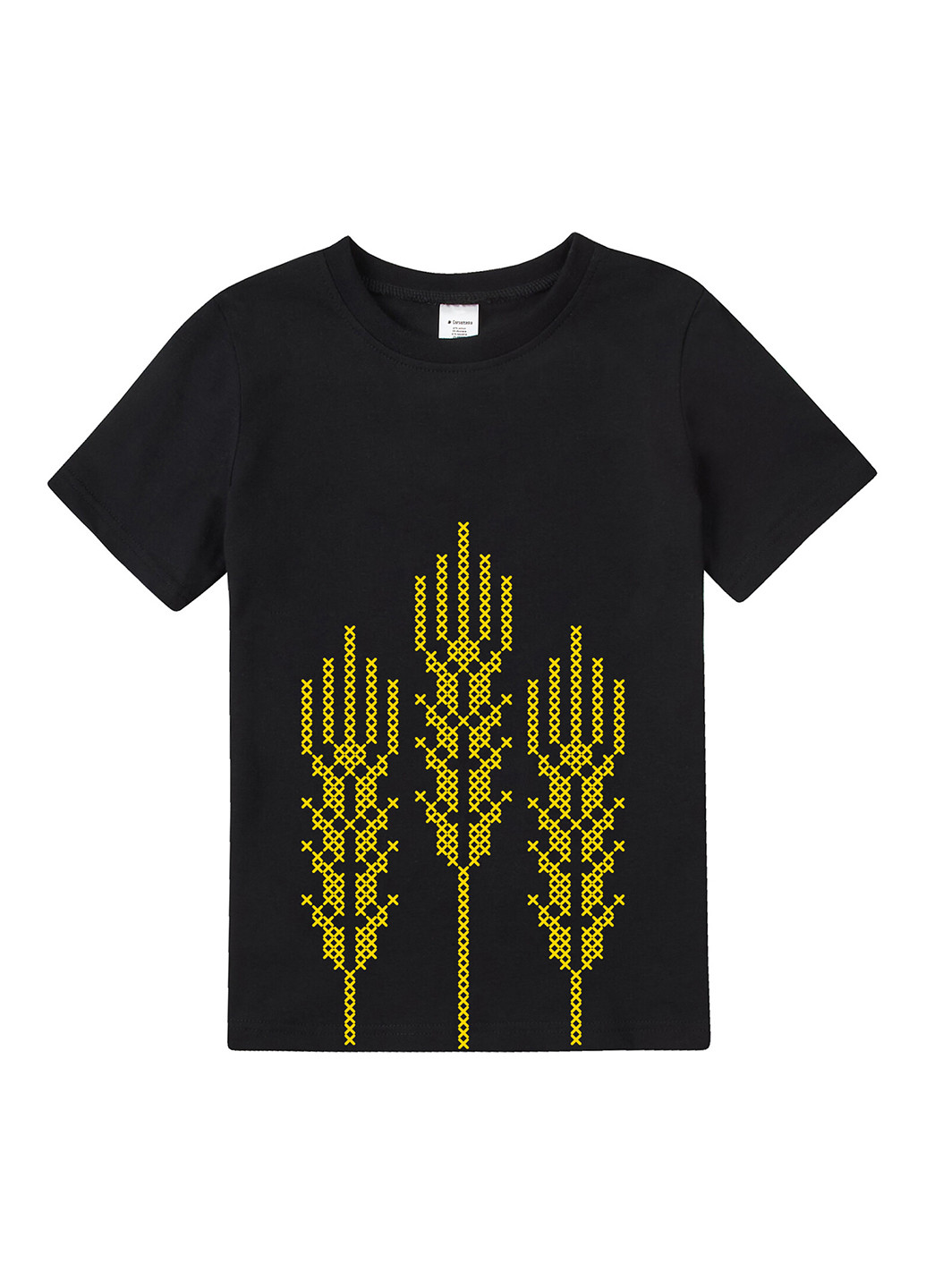 Черная летняя футболка Garnamama